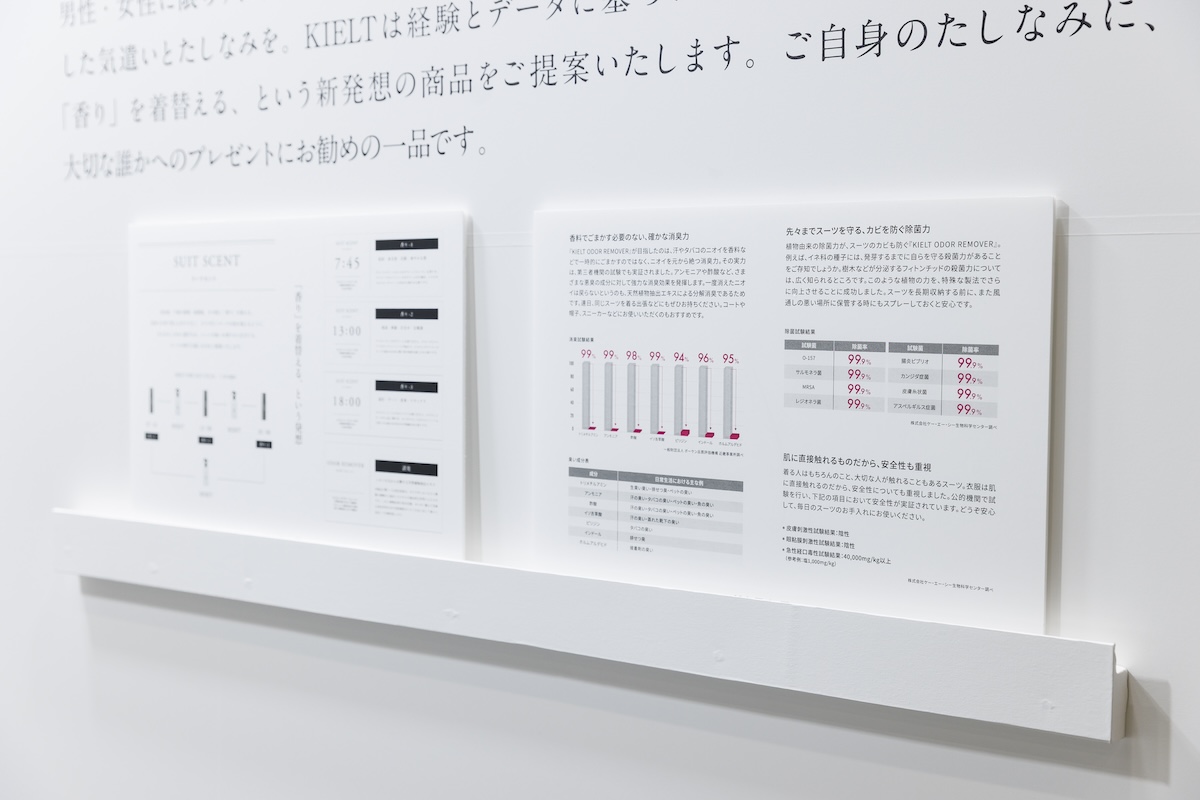 A3サイズの手持ちパネルをグラフィックの一部として設置