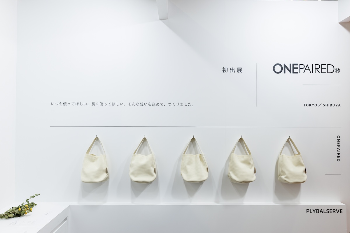 初出展と想いをシンプルに表示