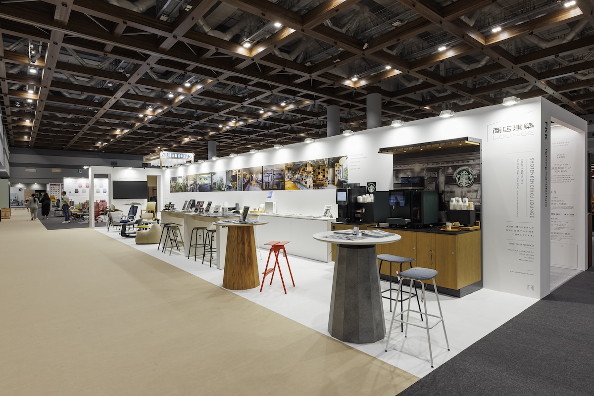 企画エリアの一郭で変形の約5.3小間