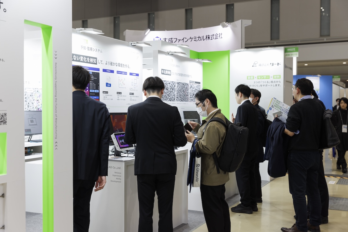 注目度の高い技術をデモンストレーションして人気の展示ブースに